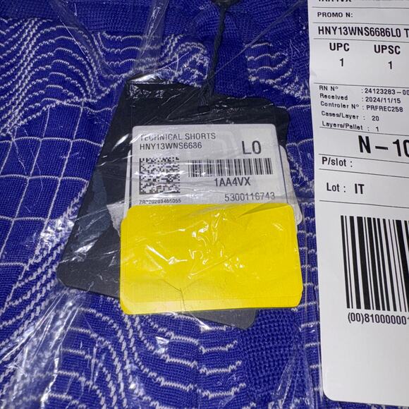 Louis Vuitton 2022 Blue Graphic Print Damier Jogger Short L Made in ITALY NEW - Picture 6 of 13